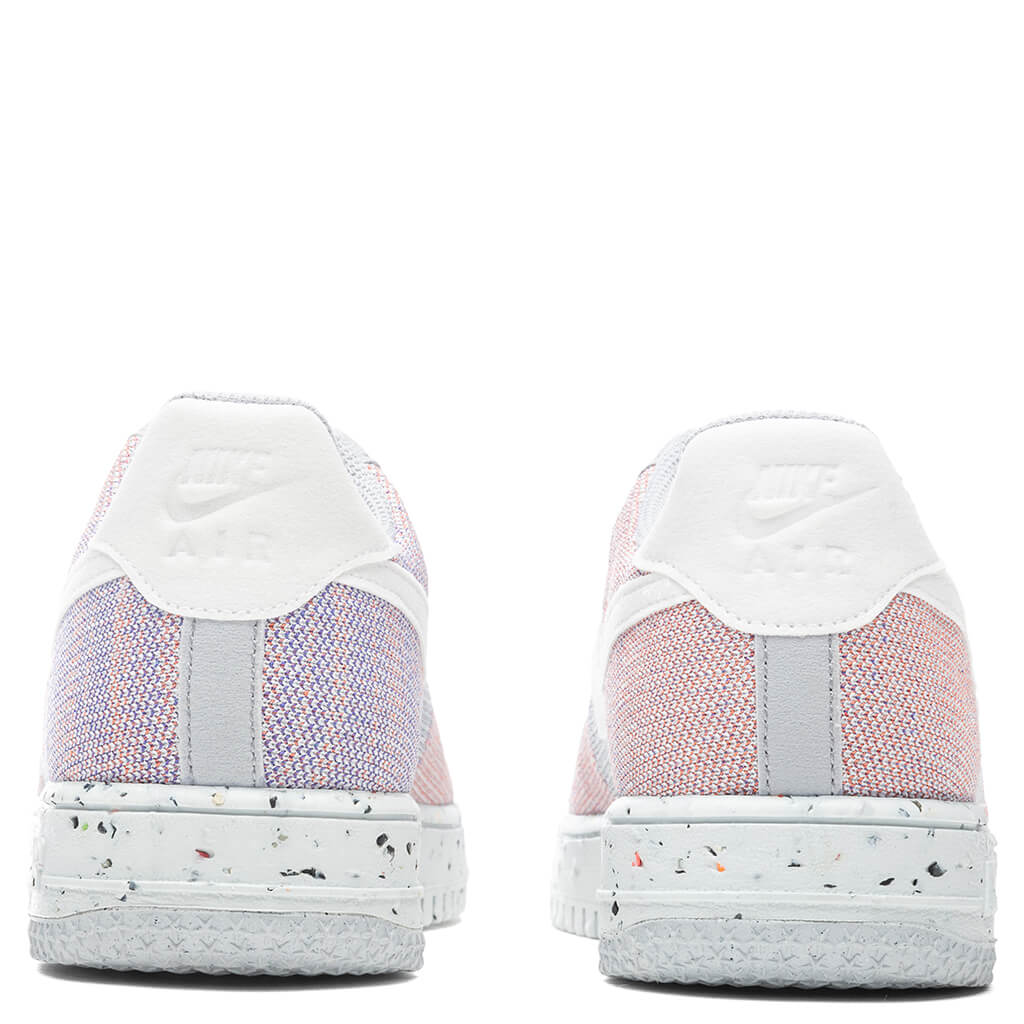 Air Force 1 Crater Flyknit - Wolf Grey/White