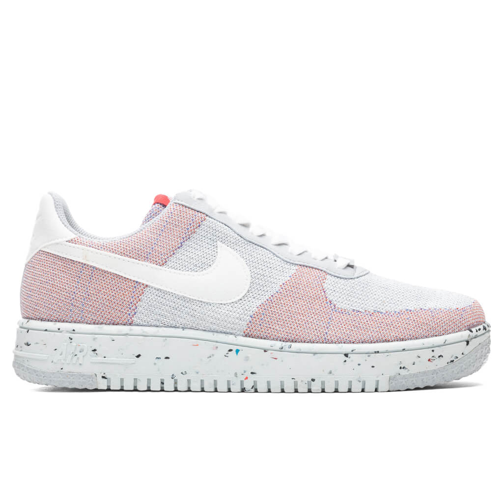 Air Force 1 Crater Flyknit - Wolf Grey/White