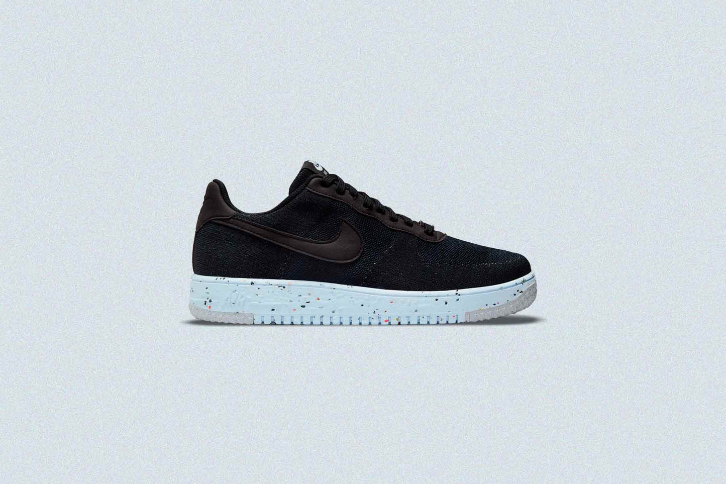 Air Force 1 Crater Flyknit - Black/Chambray Blue
