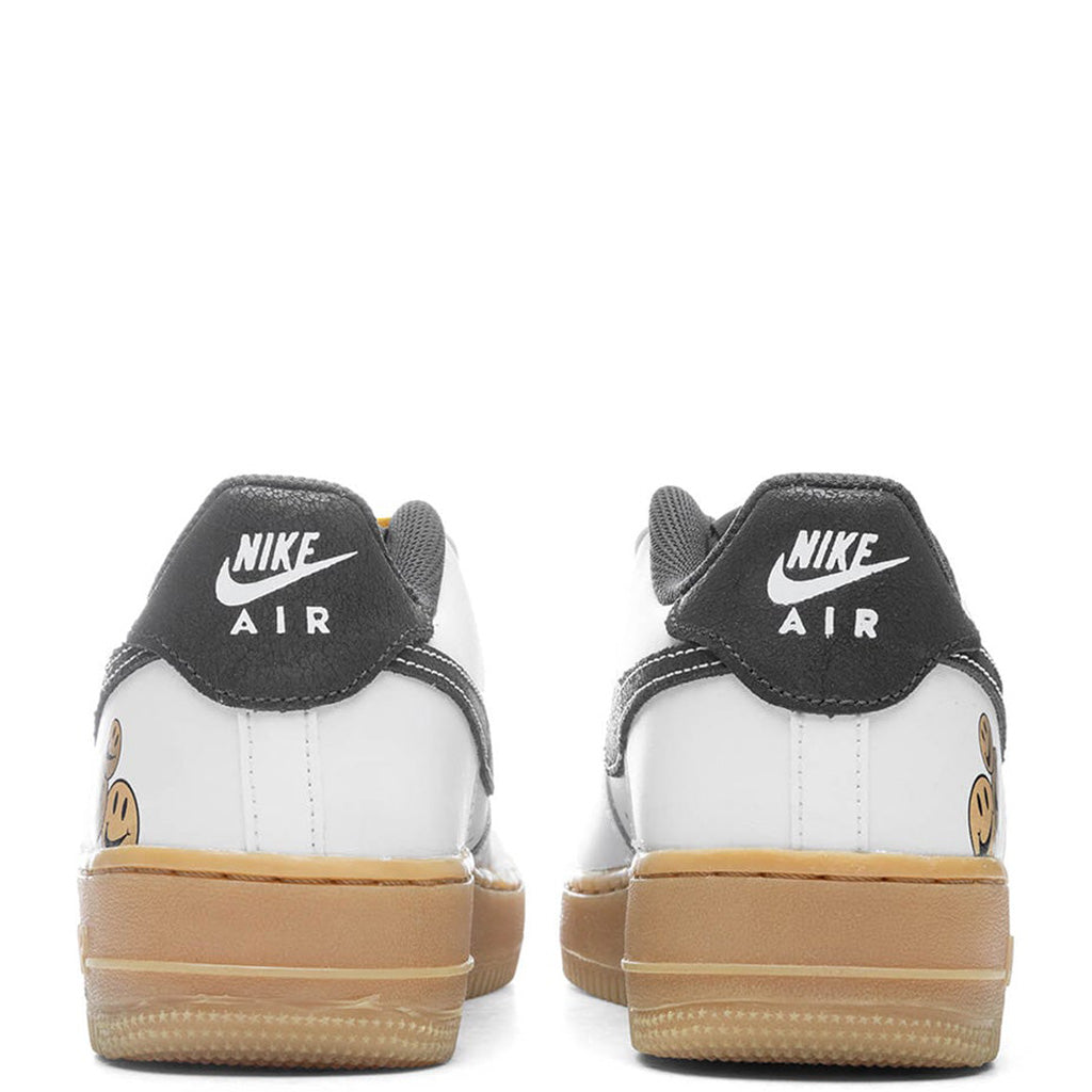 Air Force 1 LV8 (GS) - White/Anthracite/Yellow Strike