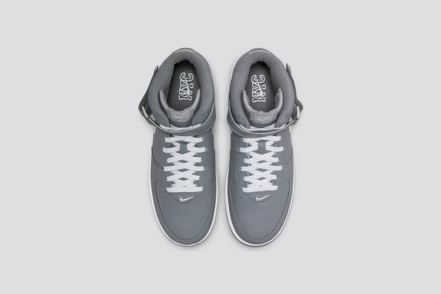 Air Force 1 Mid Jewel 'NYC Cool Grey' - Cool Grey/Metallic Silver