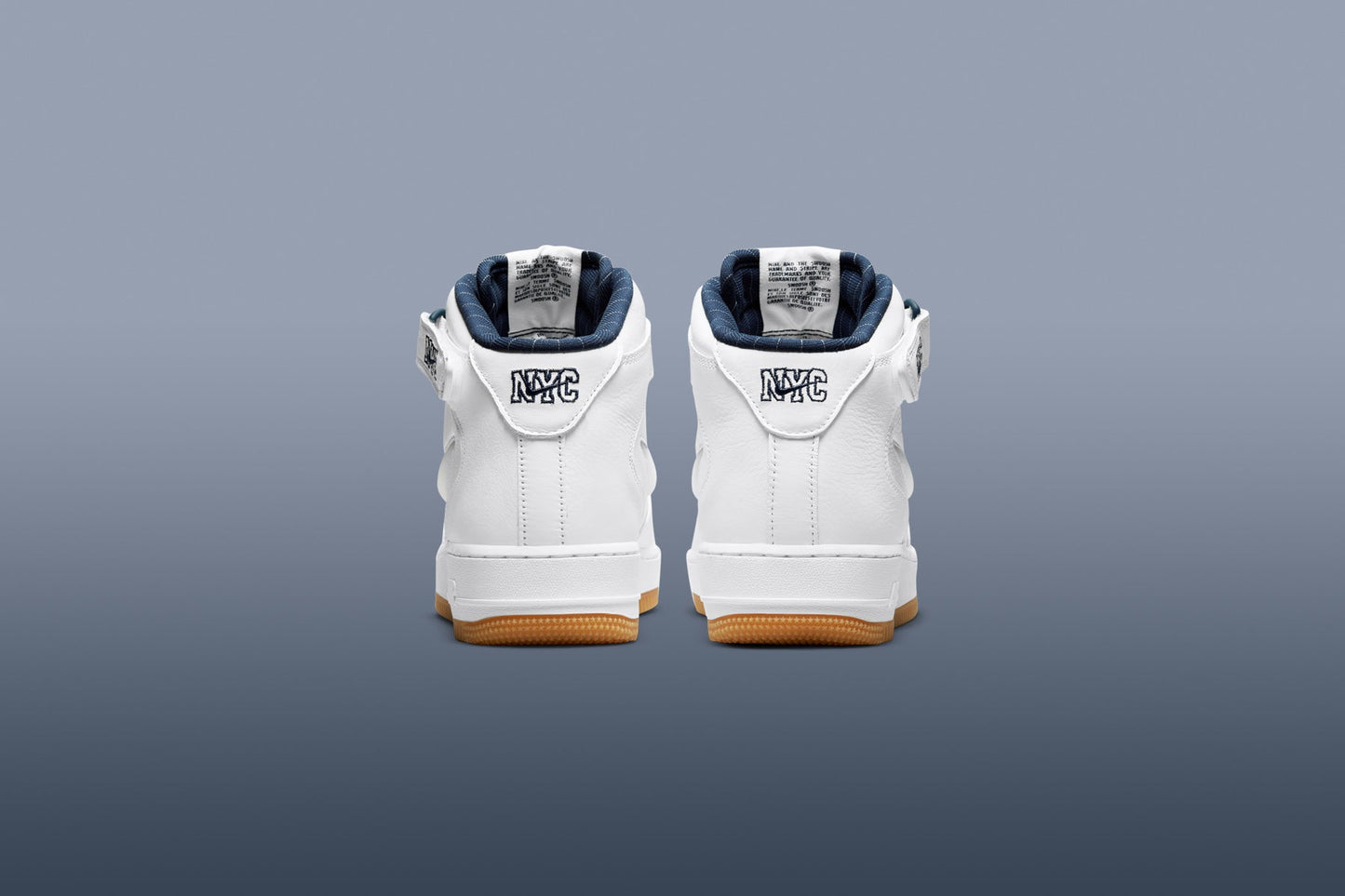 Air Force 1 Mid Jewel 'NYC'- White/Midnight Navy