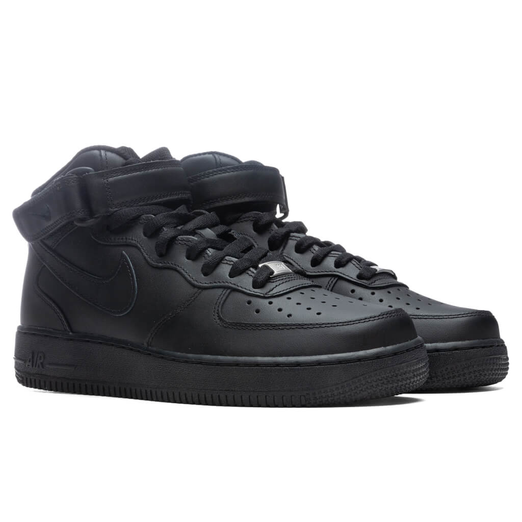 Air Force 1 Mid '07 - Black/Black