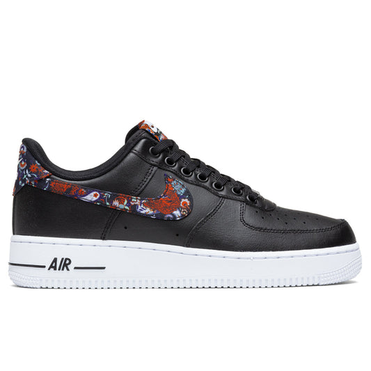 Air Force 1 '07 "Fabric Swoosh" - Black/White