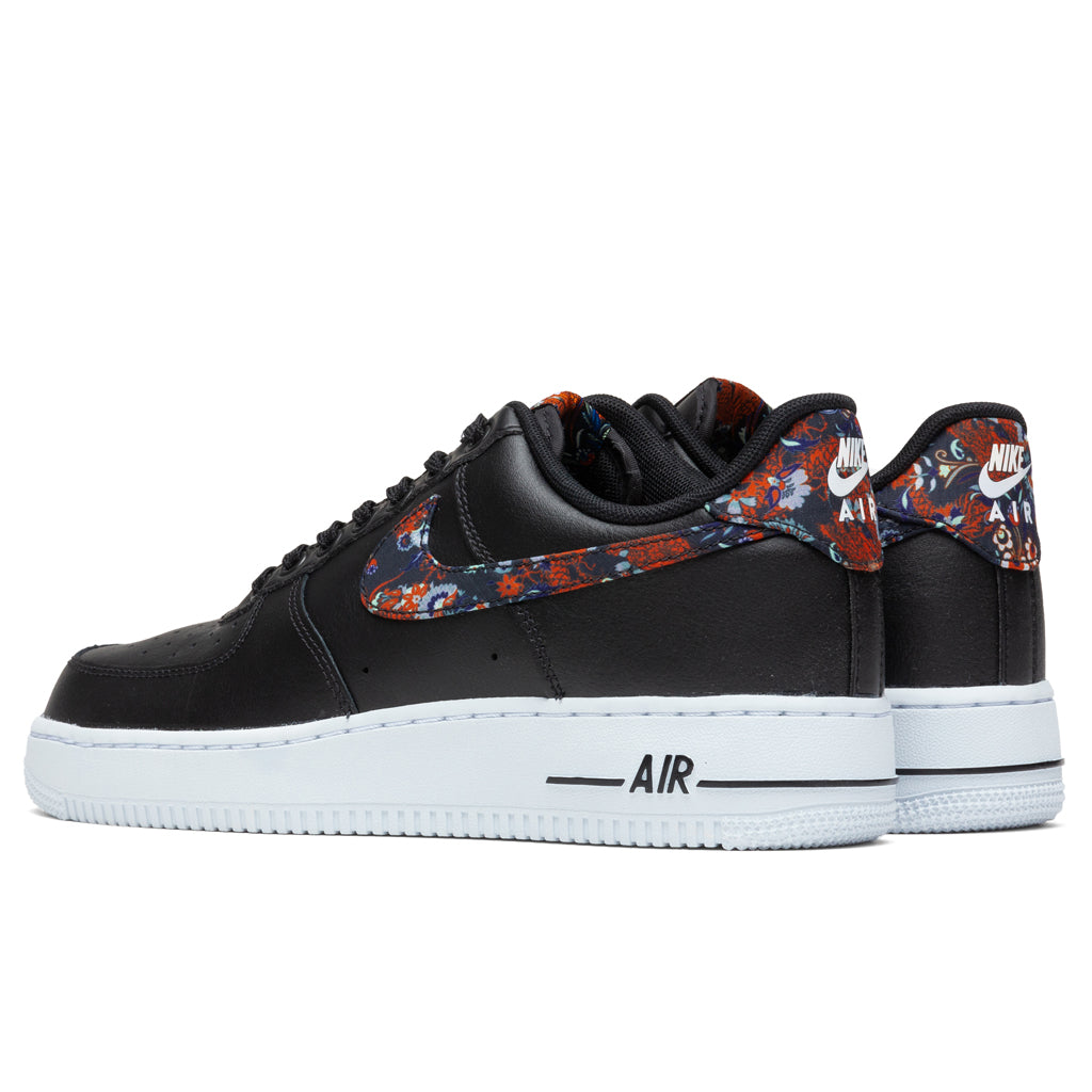 Air Force 1 '07 "Fabric Swoosh" - Black/White