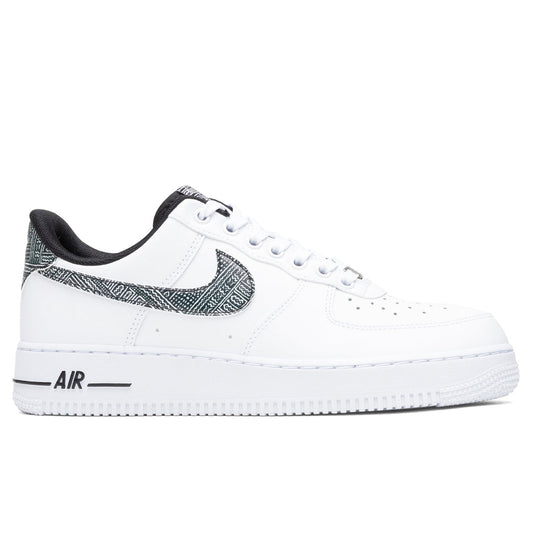 Air Force 1 '07 "Fabric Swoosh" - White/Metallic Silver