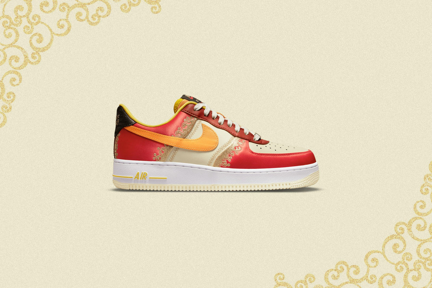 Air Force 1 '07 PRM ‘Little Accra’ - Habanero Red/Light Curry/Coconut Milk