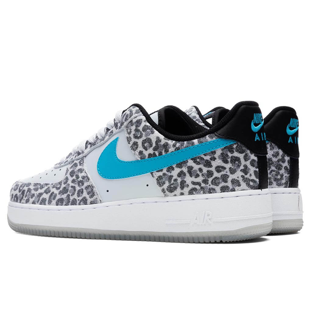 Air Force 1 '07 Premium - Pure Platinum/Light Blue Fury
