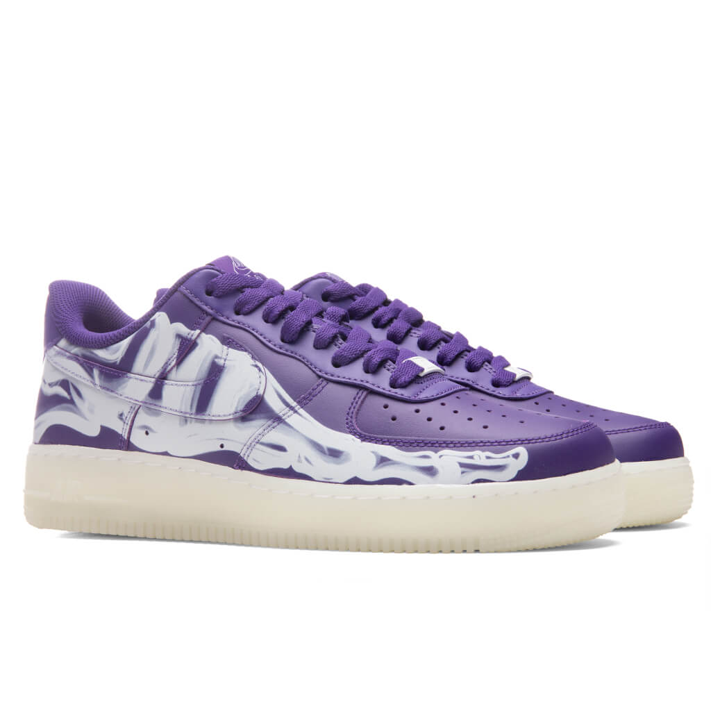 Air Force 1 '07 Skeleton - Court Purple/White