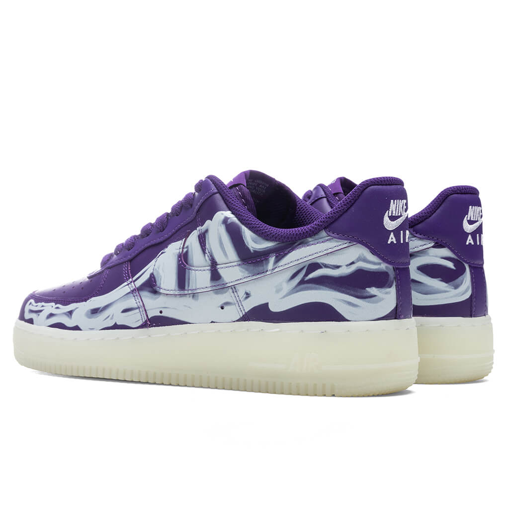 Air Force 1 '07 Skeleton - Court Purple/White