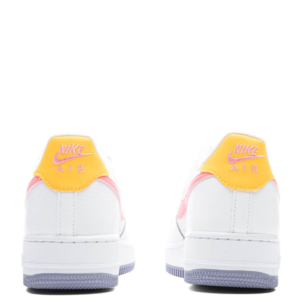 Air Force 1 (GS) - White/Coral Chalk/Laser Orange
