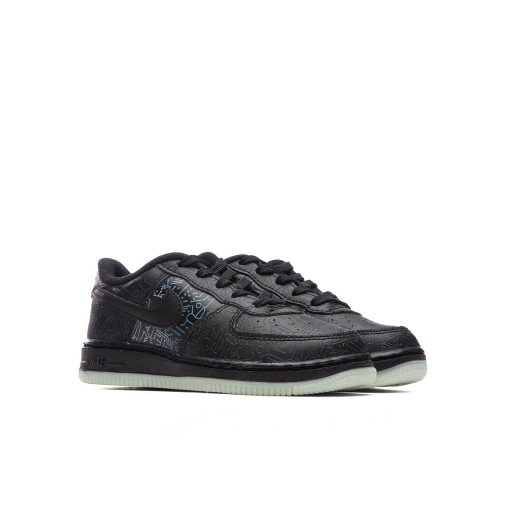 Air Force 1 (TD) - Black/Light Blue Fury