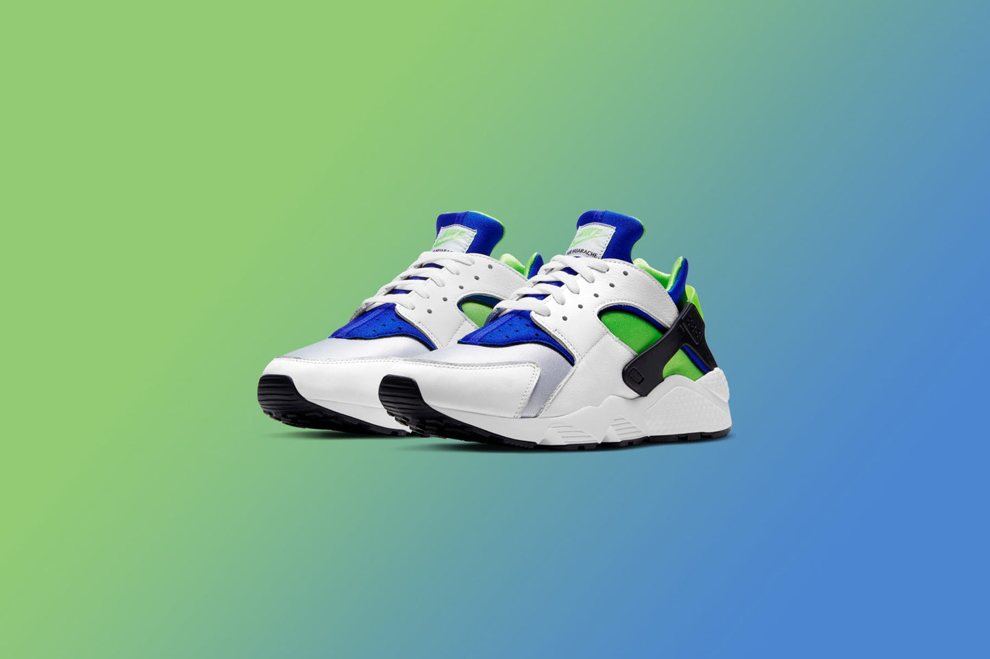 Air Huarache - White/Scream Green