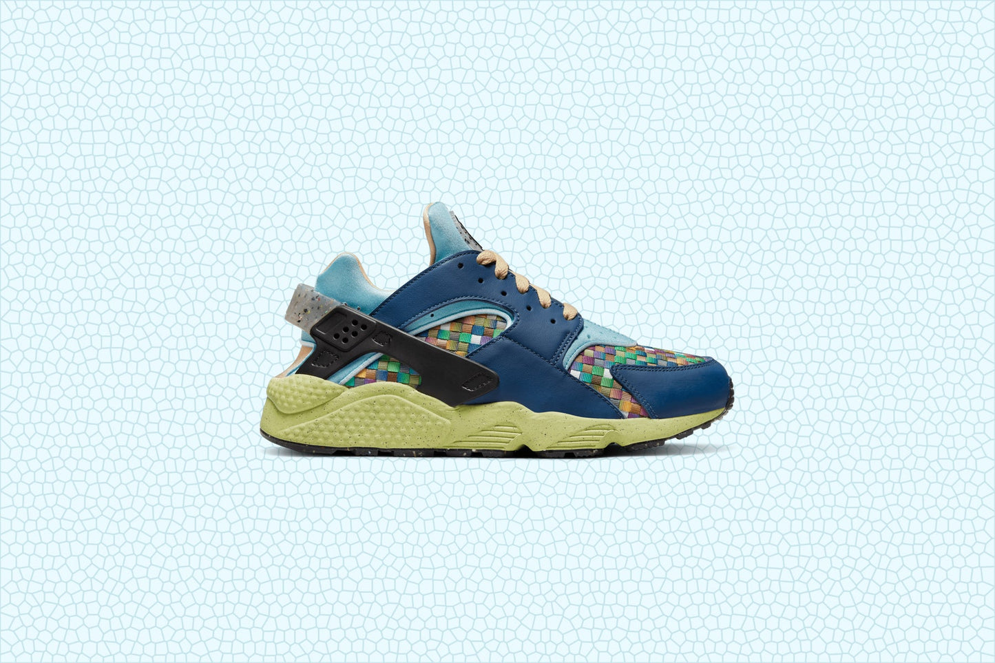 Air Huarache Crater PRM - Mystic Navy/LT Lemon Twist/Worn Blue
