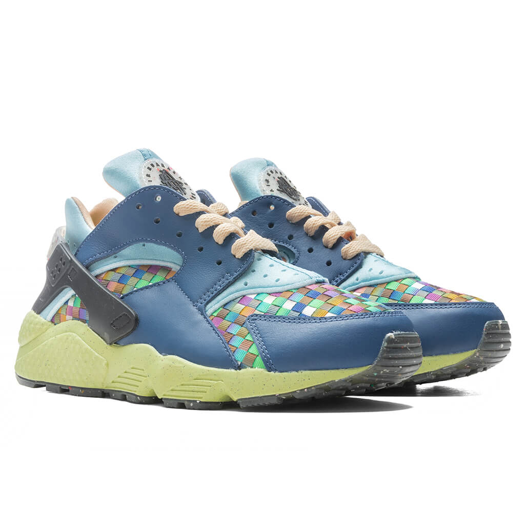 Air Huarache Crater PRM - Mystic Navy/LT Lemon Twist/Worn Blue