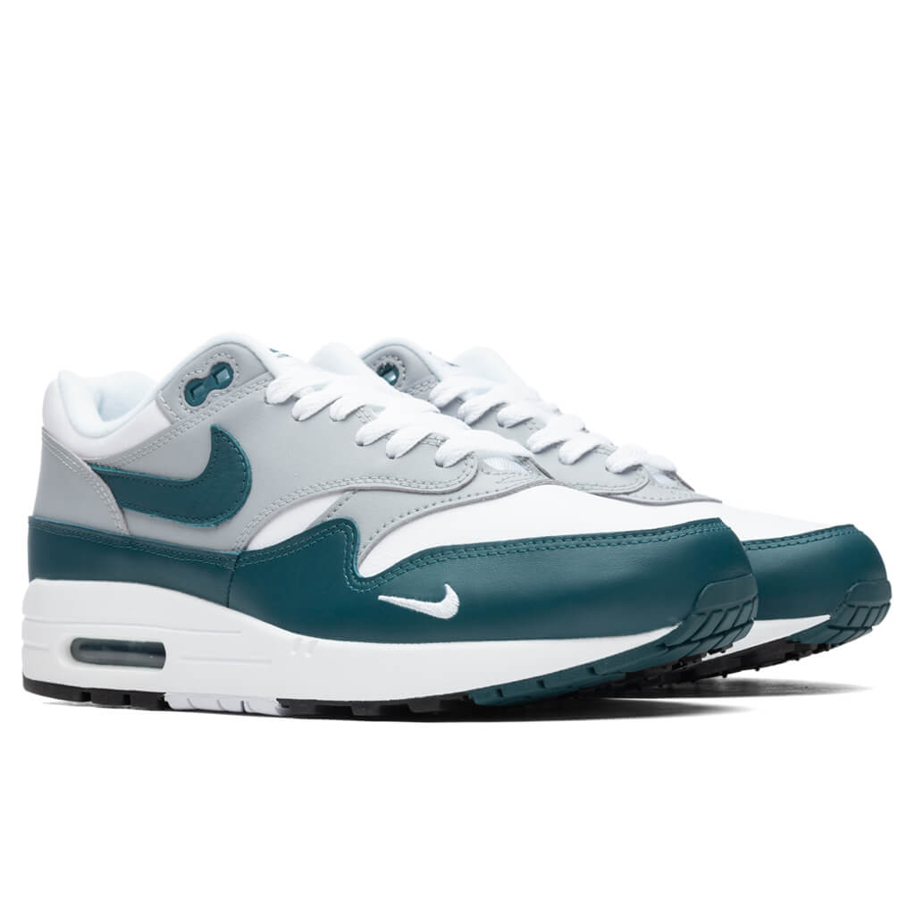 Air Max 1 LV8 - White/Dark Teal Green