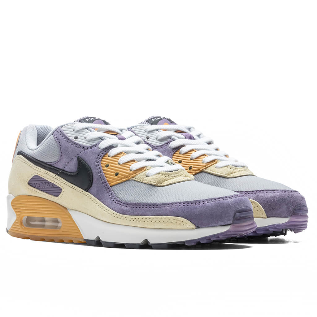 Air Max 90 - Court Purple/Black/Lemon Drop/Wolf Grey