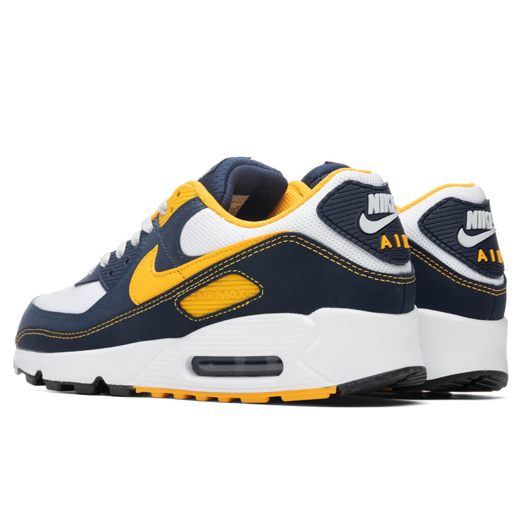 Air Max 90 - White/University Gold/Midnight Navy