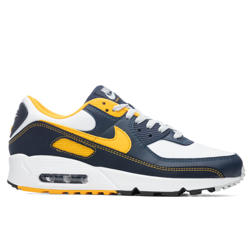 Air Max 90 - White/University Gold/Midnight Navy