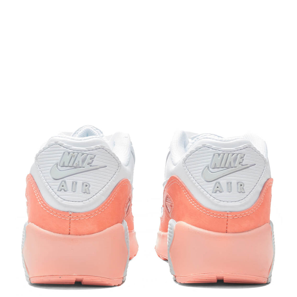 Air Max 90 LTR SE (GS) - White/Aura/LT Madder Root