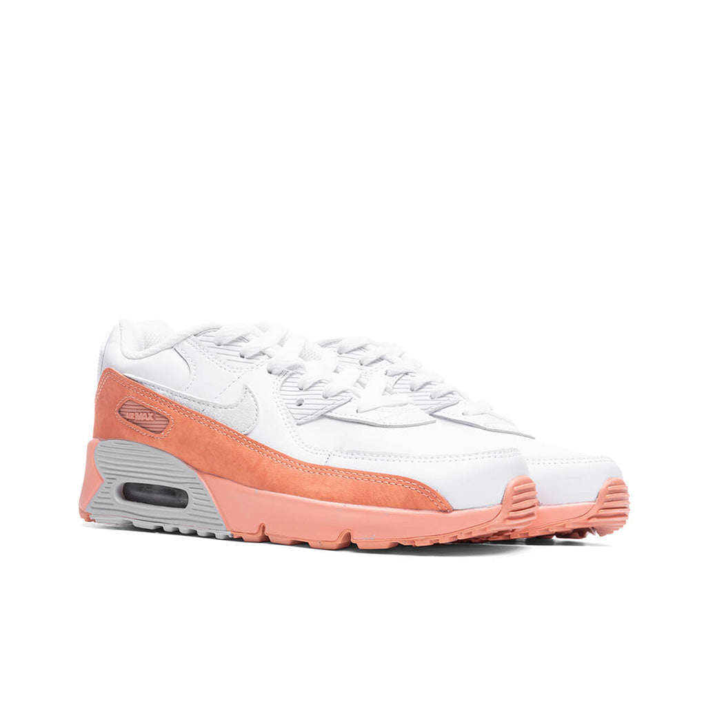 Air Max 90 LTR SE (PS) - White/Aura/ LT Madder Root