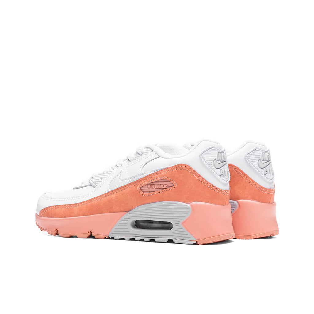 Air Max 90 LTR SE (PS) - White/Aura/ LT Madder Root