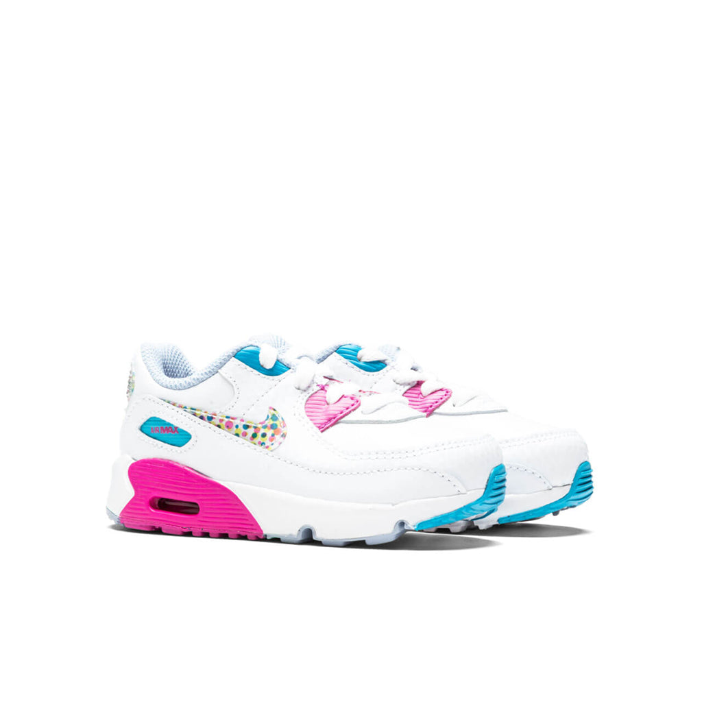 Air Max 90 LTR SE (TD) - White/Multi/Active Fuchsia