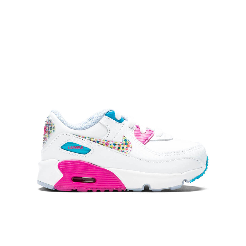 Air Max 90 LTR SE (TD) - White/Multi/Active Fuchsia