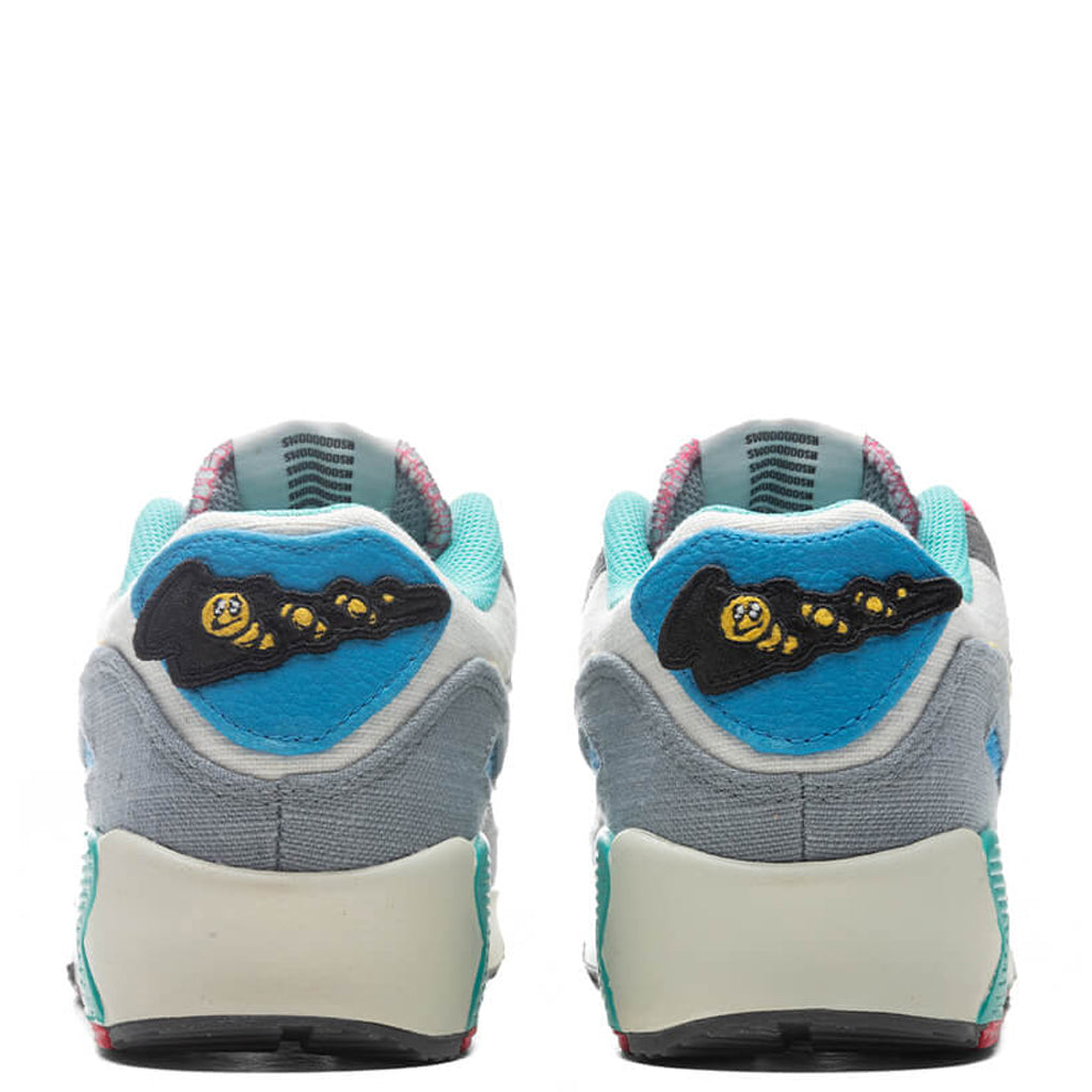 Air Max 90 LTR (GS) - Phantom/Iron Grey/Rush Pink