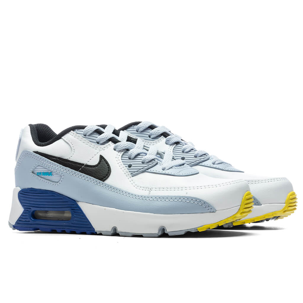 Air Max 90 LTR (PS) - White/Black/Blue Whisperer