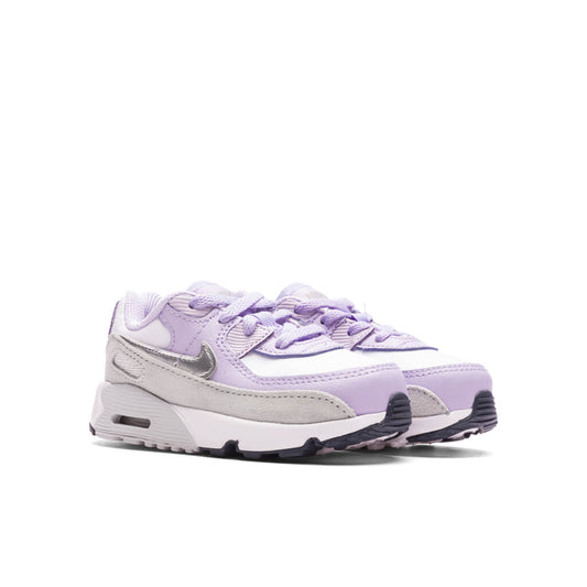 Air Max 90 (TD) - White/Metallic Silver/Violet Frost