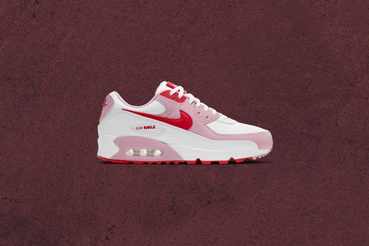 Women's Air Max 90 "V-Day" - White/University Red