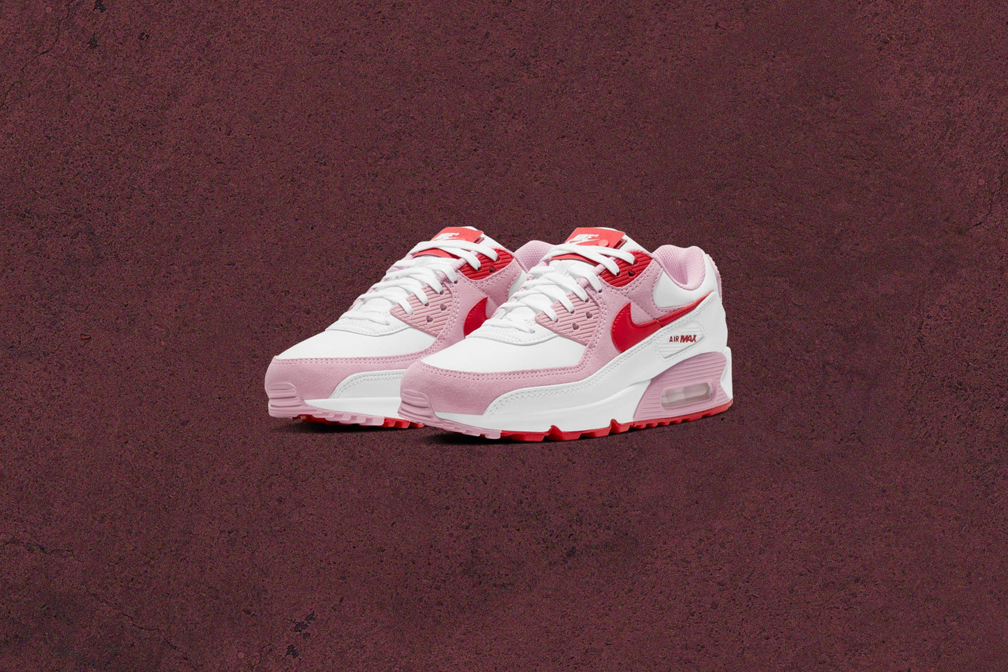 Women's Air Max 90 "V-Day" - White/University Red