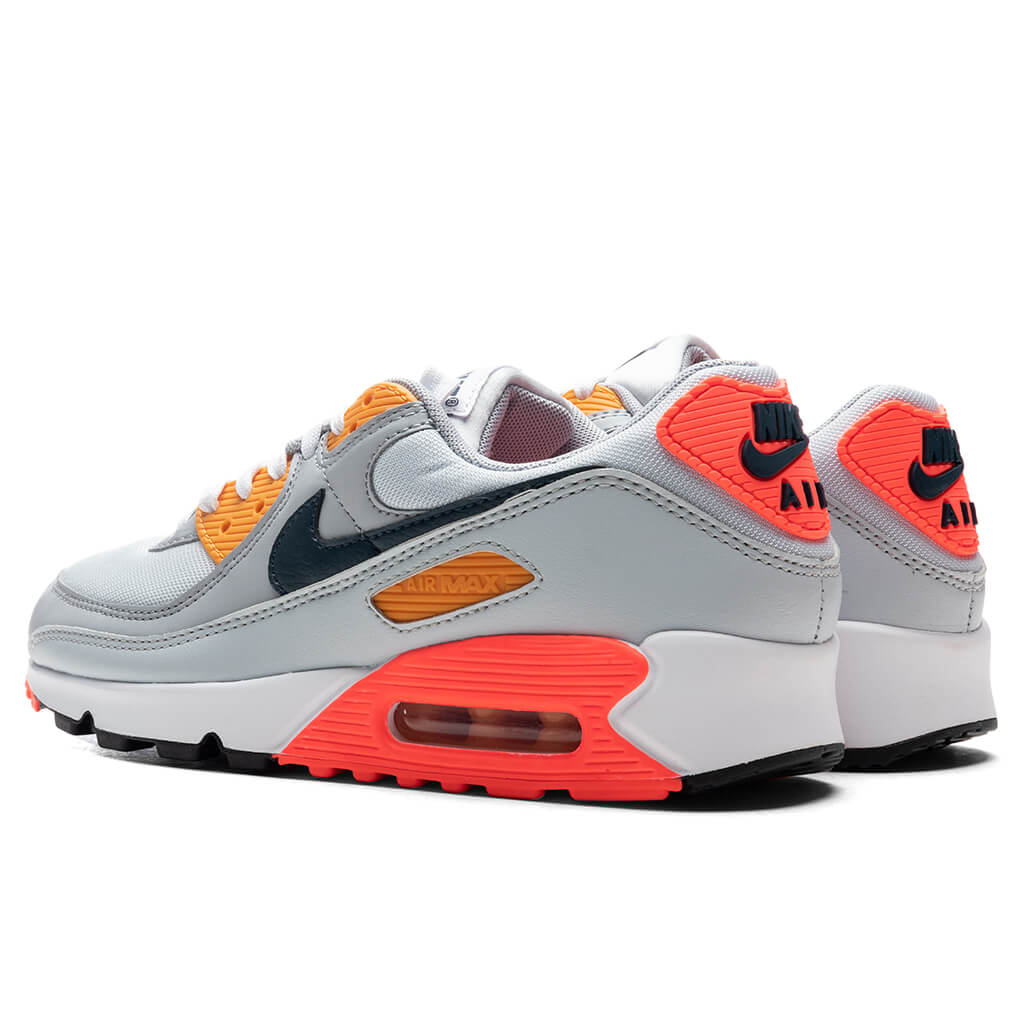Women's Air Max 90 - Pure Platinum/Armory Navy