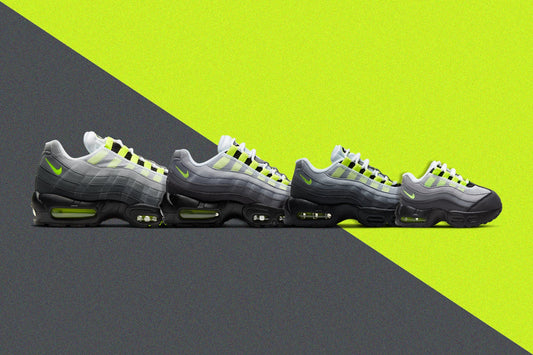 Air Max 95 OG (GS) - Black/Neon Yellow