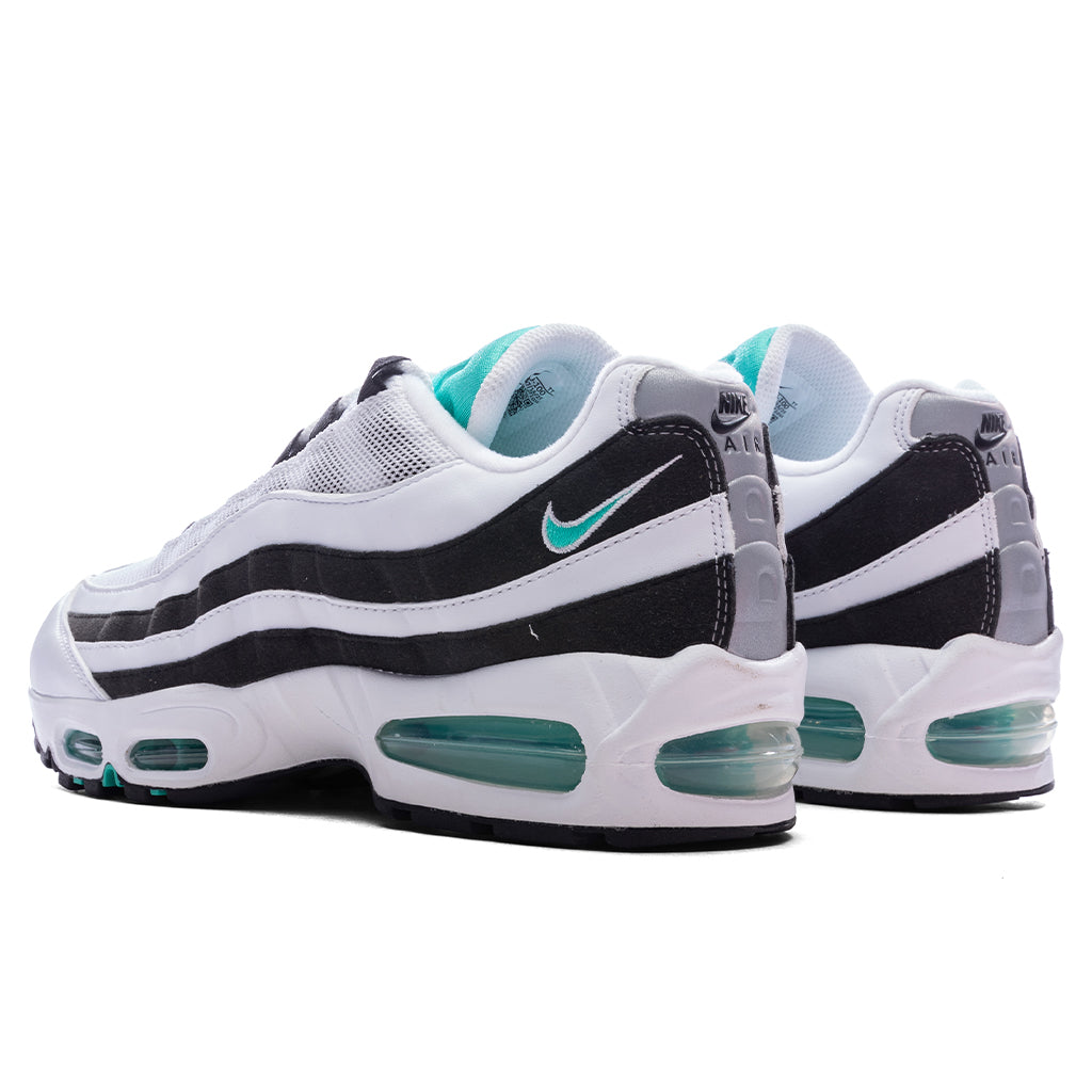 Air Max 95 OG 'Black Border' - White/Hyper Jade/Black/Metallic Silver