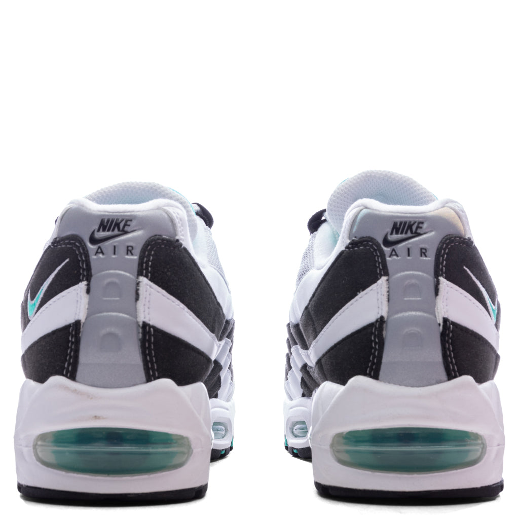 Air Max 95 OG 'Black Border' - White/Hyper Jade/Black/Metallic Silver