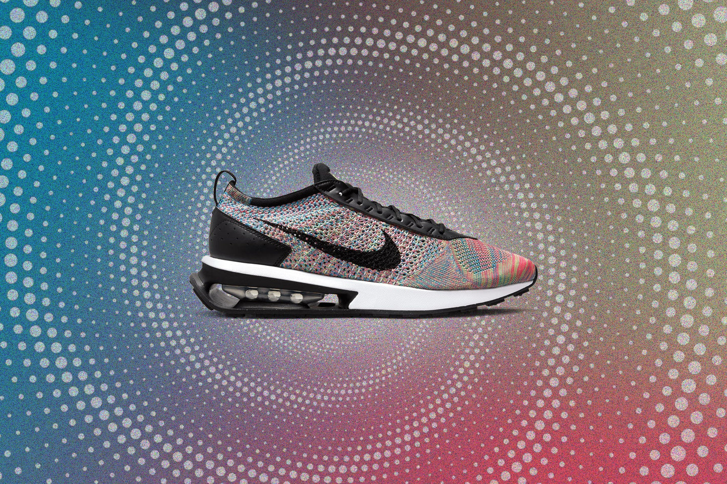 Air Max Flyknit Racer - Ghost Green/Black/Pink Blast