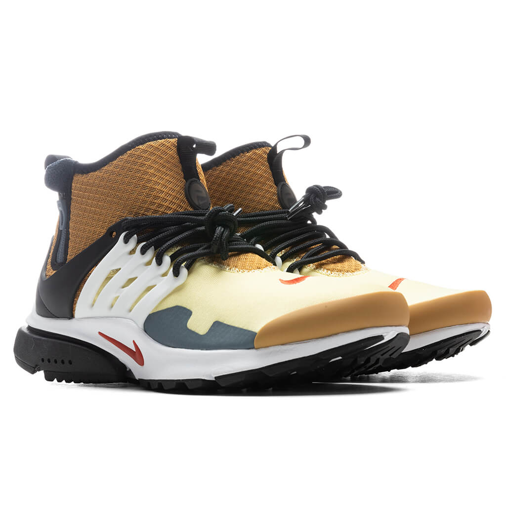 Air Presto Mid Utility - Bicycle Yellow/Cinnabar/Wheat