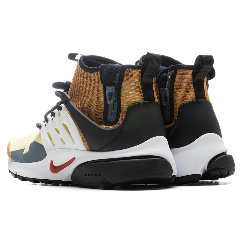 Air Presto Mid Utility - Bicycle Yellow/Cinnabar/Wheat