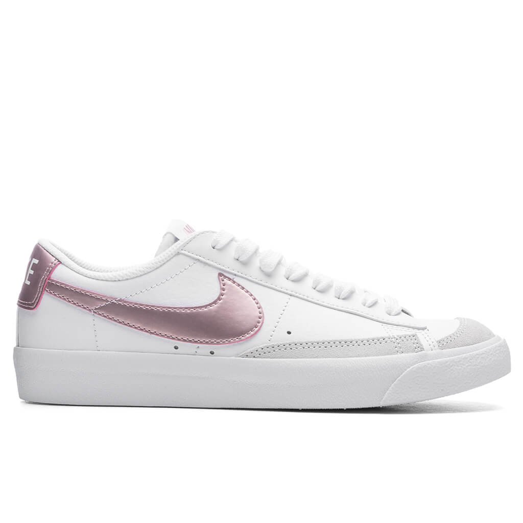 Blazer Low '77 (GS) - White/Pink Glaze