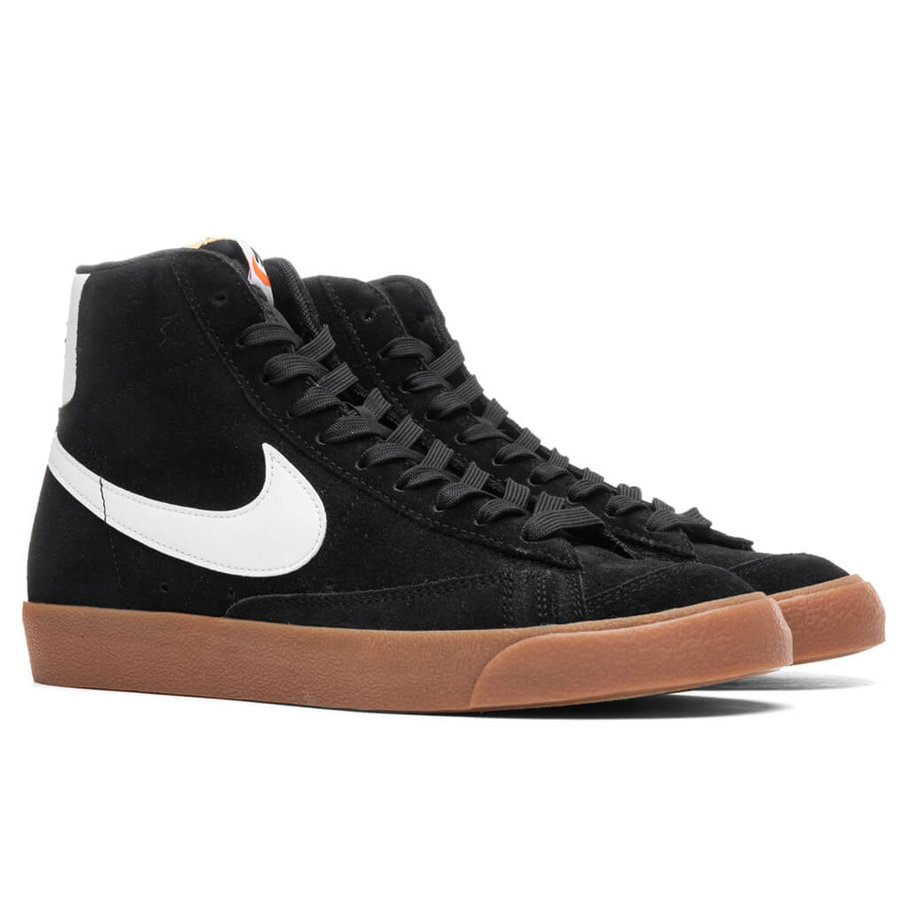 Blazer Mid '77 Suede - Black/White/Gum