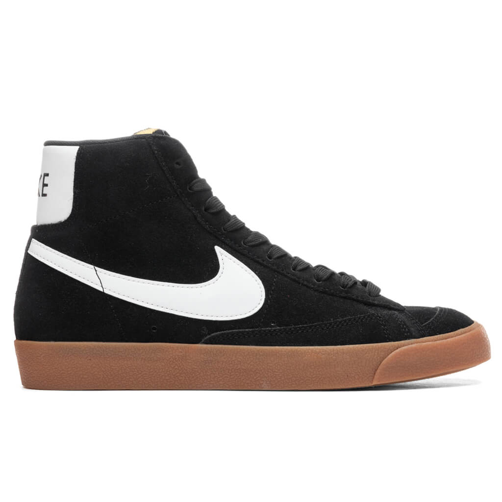 Blazer Mid '77 Suede - Black/White/Gum