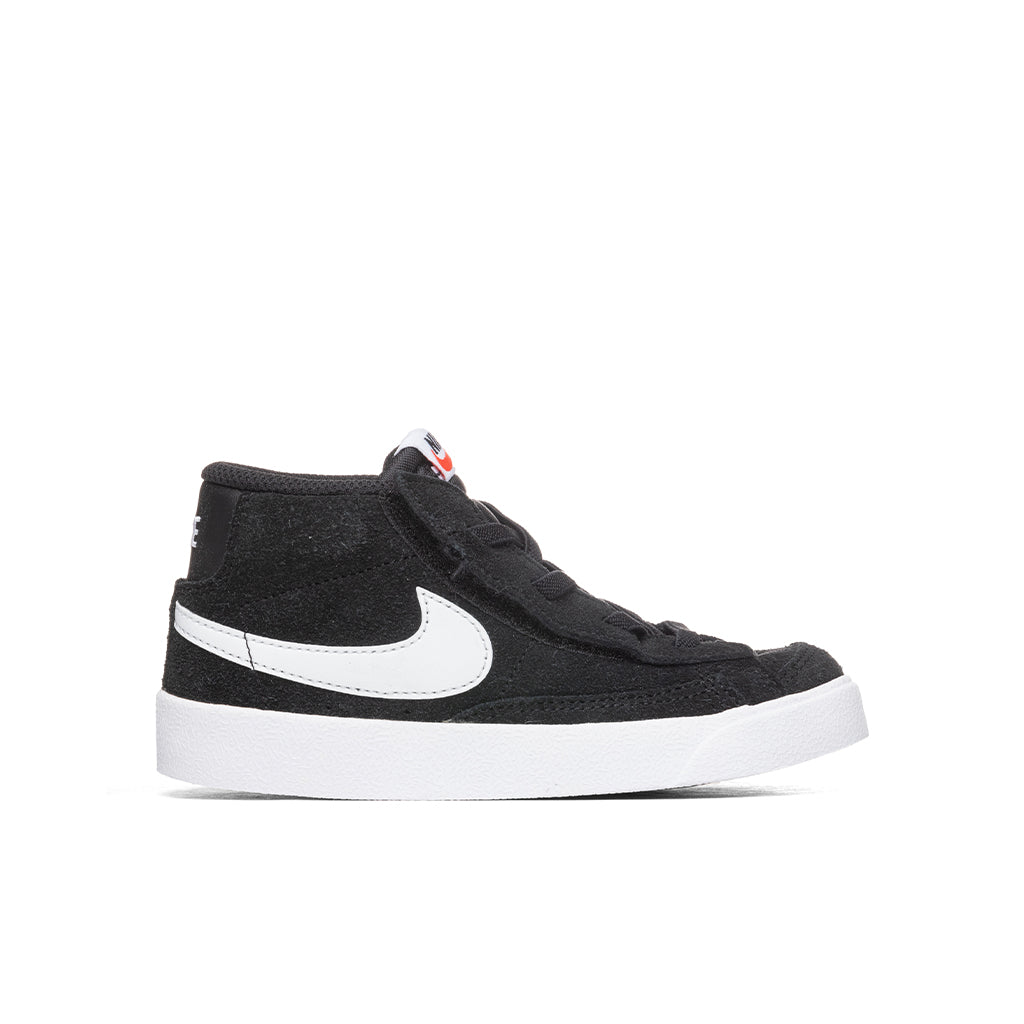 Blazer Mid '77 Suede (TD) - Black/White/Total Orange