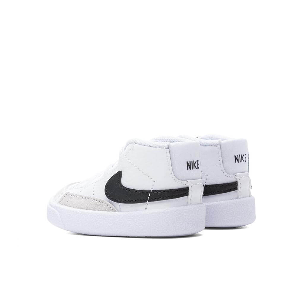 Blazer Mid Crib Bootie - White/Black