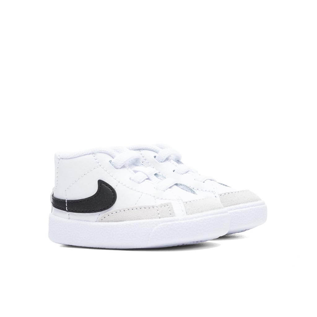 Blazer Mid Crib Bootie - White/Black