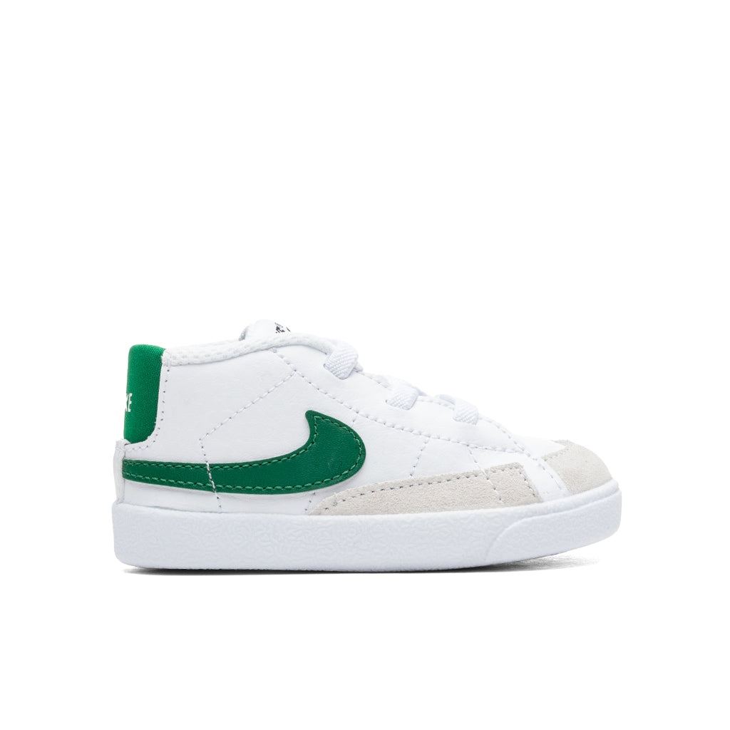 Blazer Mid Crib Bootie - White/Pine Green