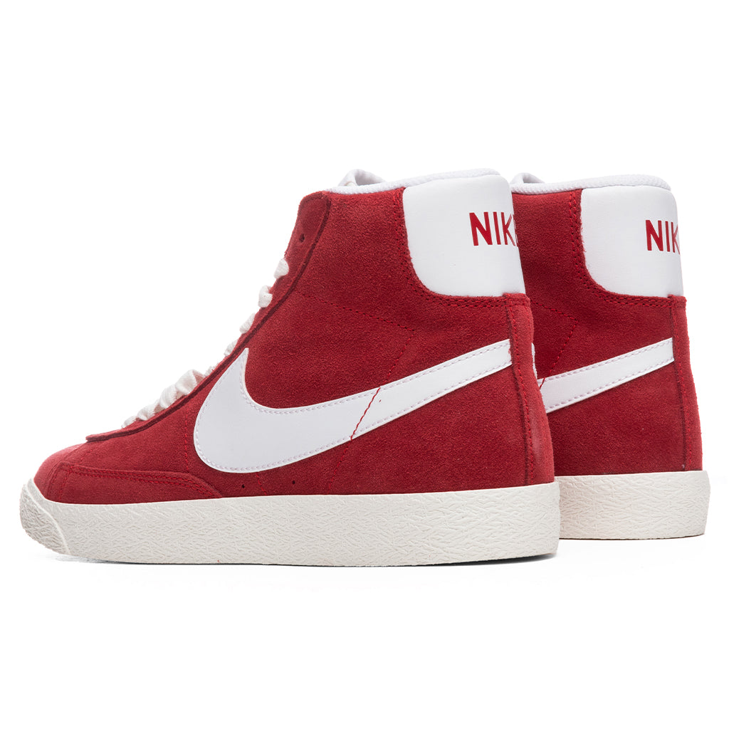 Blazer Mid Suede (GS) - Gym Red/White