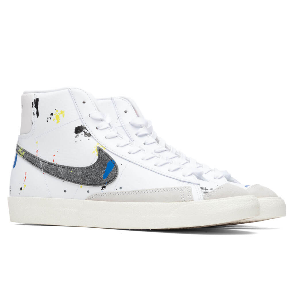 Blazer Mid '77 "Paint Splatter" - White/Black