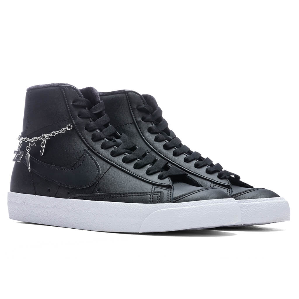 Women's Blazer Mid '77 LX - Black/Black/Metallic Silver